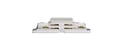 Control Track straight coupler white