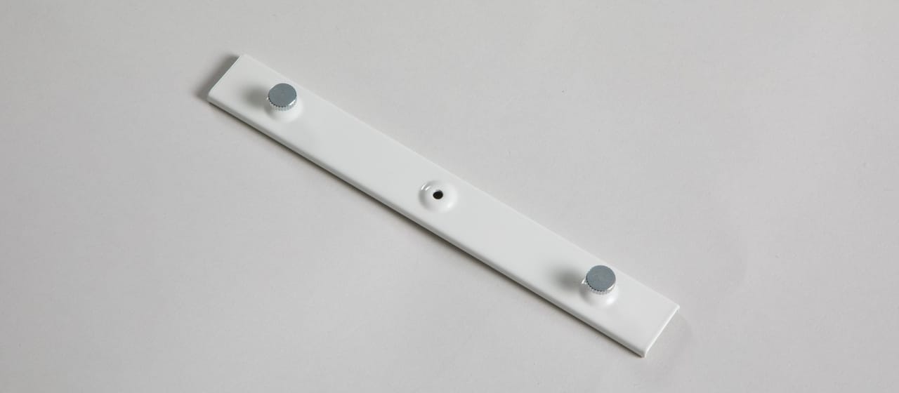 Control Track coupler support white
