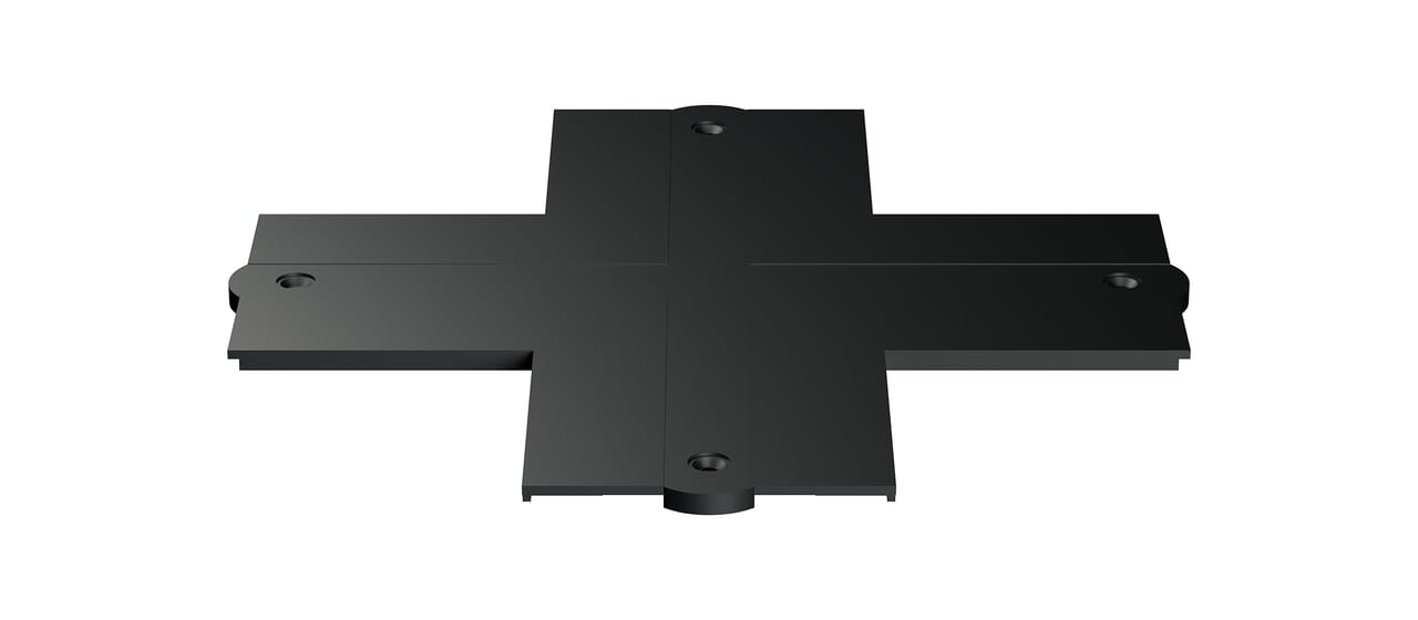 Control Track L-T-X cover plate black