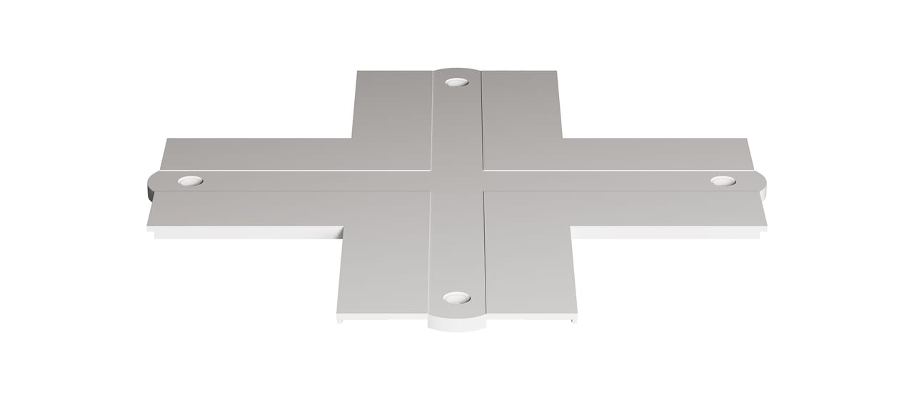 Control Track L-T-X cover plate white
