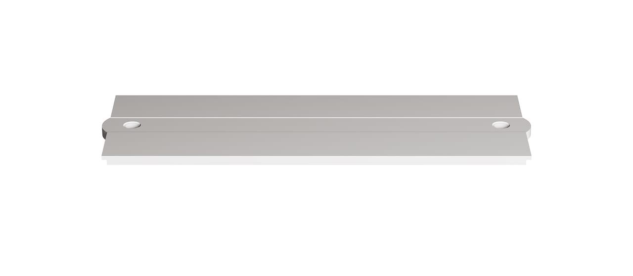 End feed cover plate white