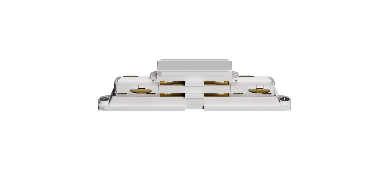 Control Track straight coupler white