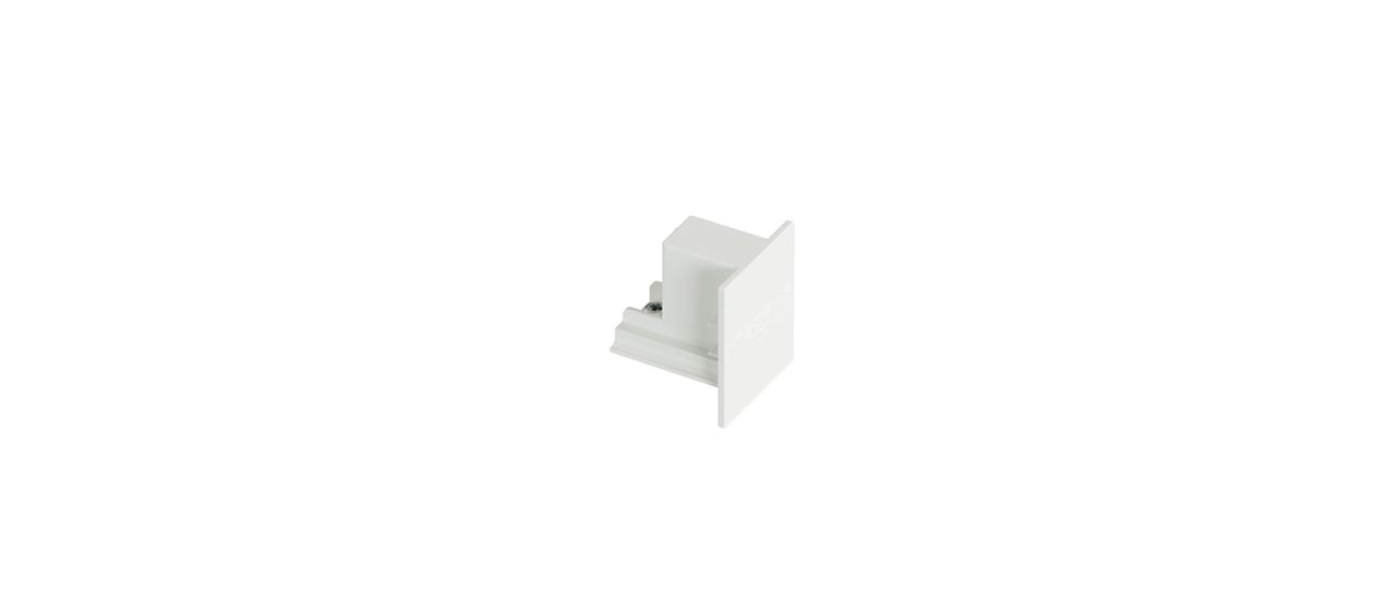 Control Track End Cap white