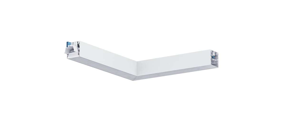 Notor 65 Delta hörn höger tak ramp vit