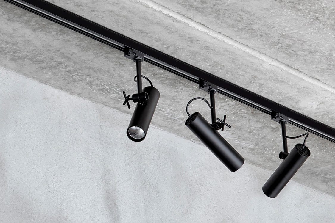 Primary light forms - bespoke lighting for Fotografiska London