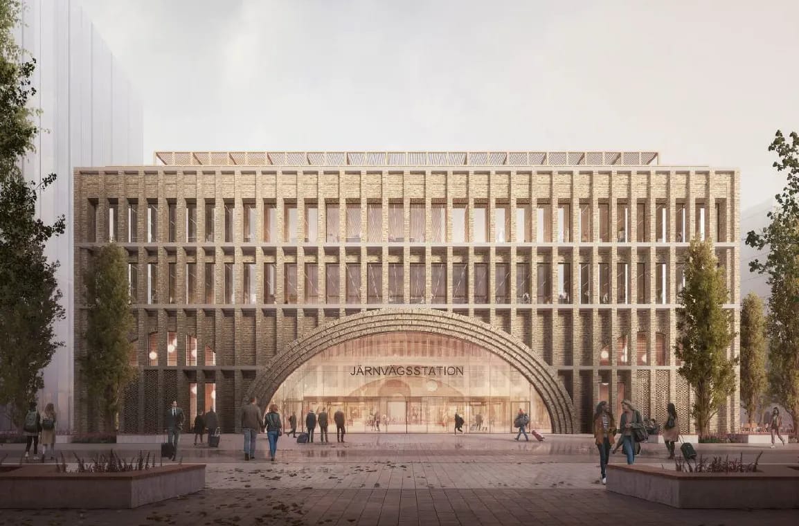 Fagerhult creates bespoke lighting for Gothenburg's new Grand Central