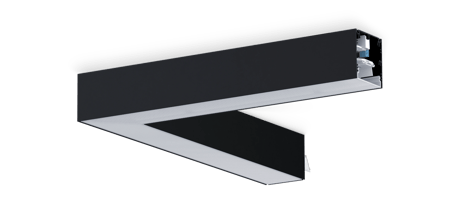 Notor 65 corner left black
