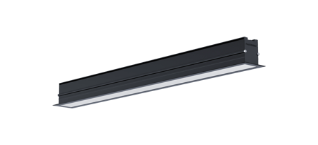 Notor 36 recessed single 600 opal black