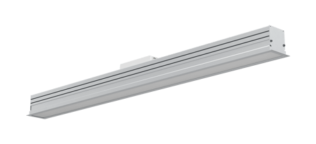 Notor Recessed  single 1200 delta anodised alu