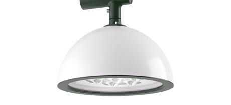 Opalume post spherical  D400 opal green