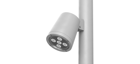 PoleLite posttop alugrey