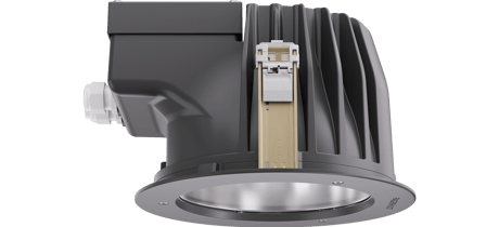 Rondo G3 recessed 220 downlight anthracite grey
