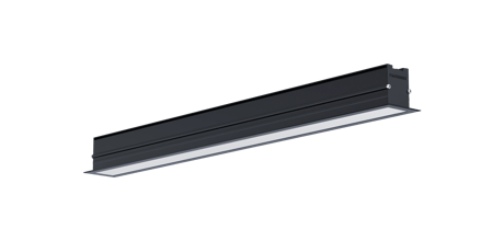 Notor 36 recessed single 600 opal black
