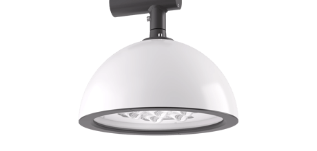 Opalume post spherical  D400 opal anthracite