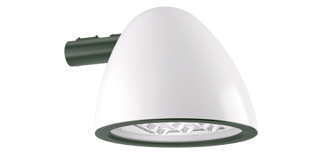 Opalume Ovo post spherical  D400 opal green