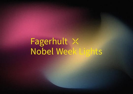 Fagerhult x Nobel Week Lights – a partnership promoting light through innovation and interaction
