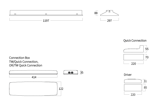 Recesso Delta 300x1200