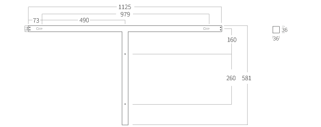 Notor 36 T Ceiling Left Right Cont Opal