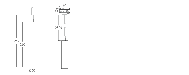 Zkye 55 Pendant Control Track