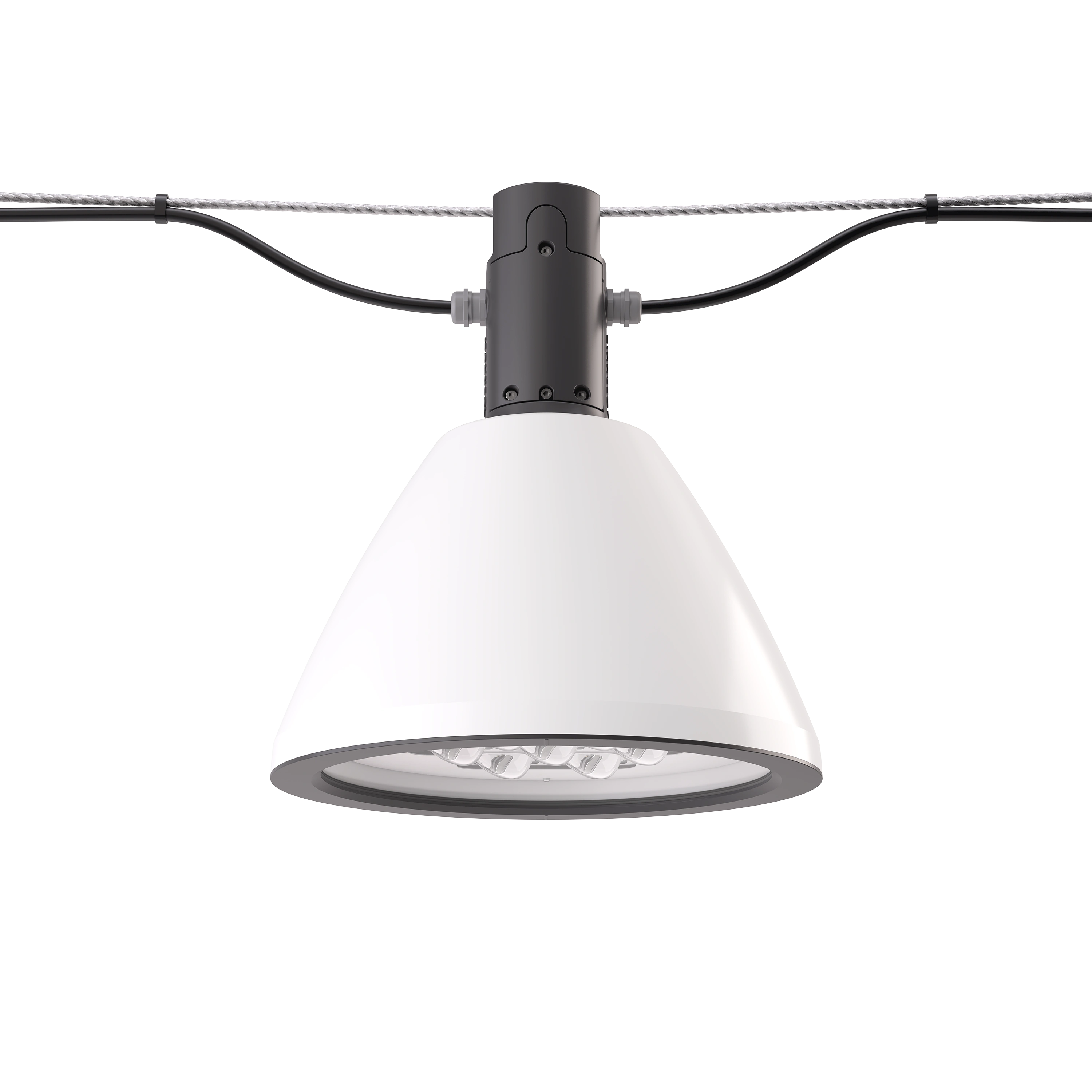 Opalume wire conical  D400 opal anthracite
