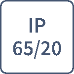 IP65/20 (under/above ceiling).